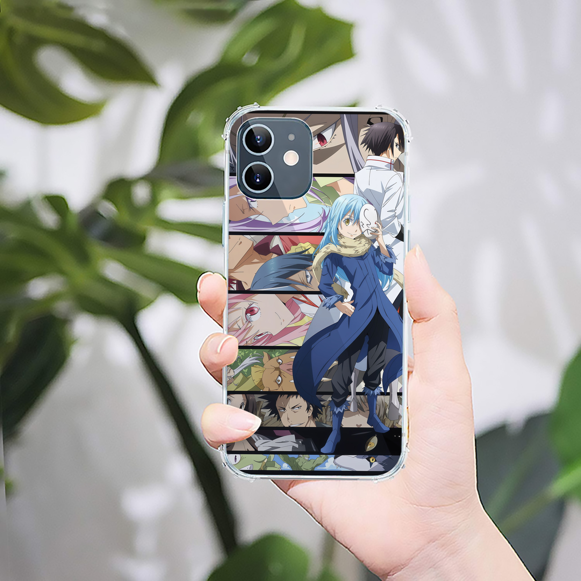 （画像用） 転スラ Regarding Reincarnated to Slime 【iPhone 12シリーズ対応】透明スマホケース（クリアソフトケース）
